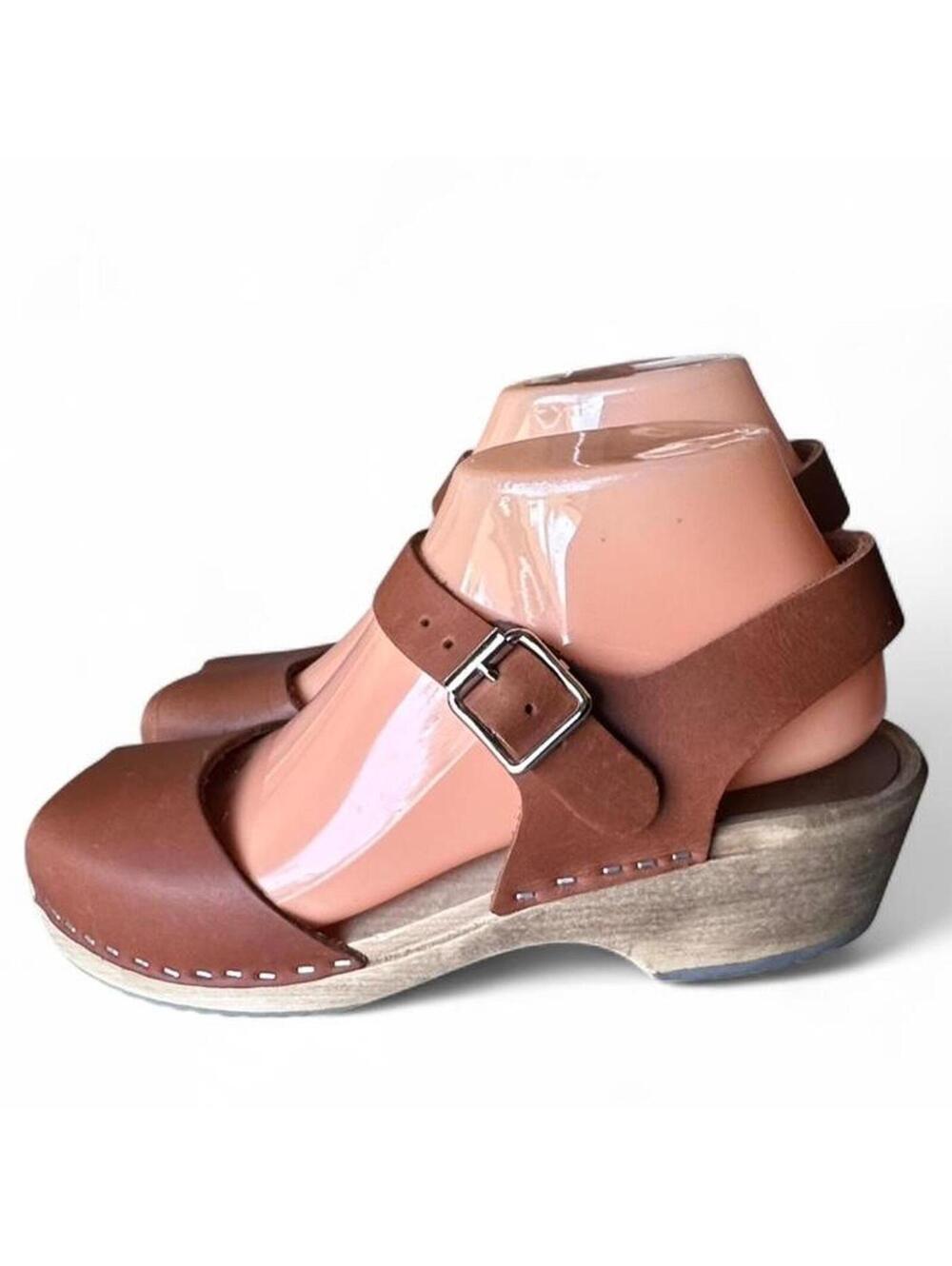 Mia Women's Anja Leather Clog Size 37